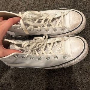 Converse Hightops White Platform